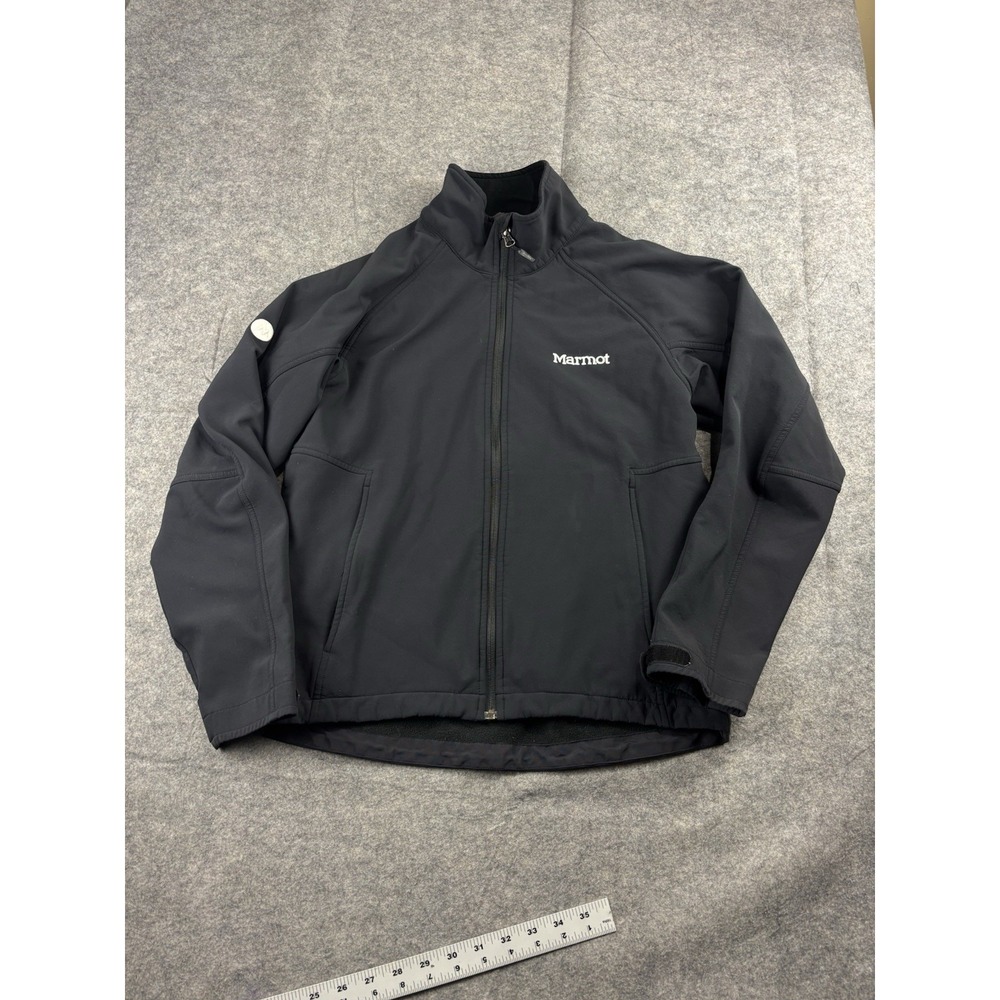 Marmot Jacket Men's S Black Gravity Fleece Lined‎ Windproof Softshell Gorpcore